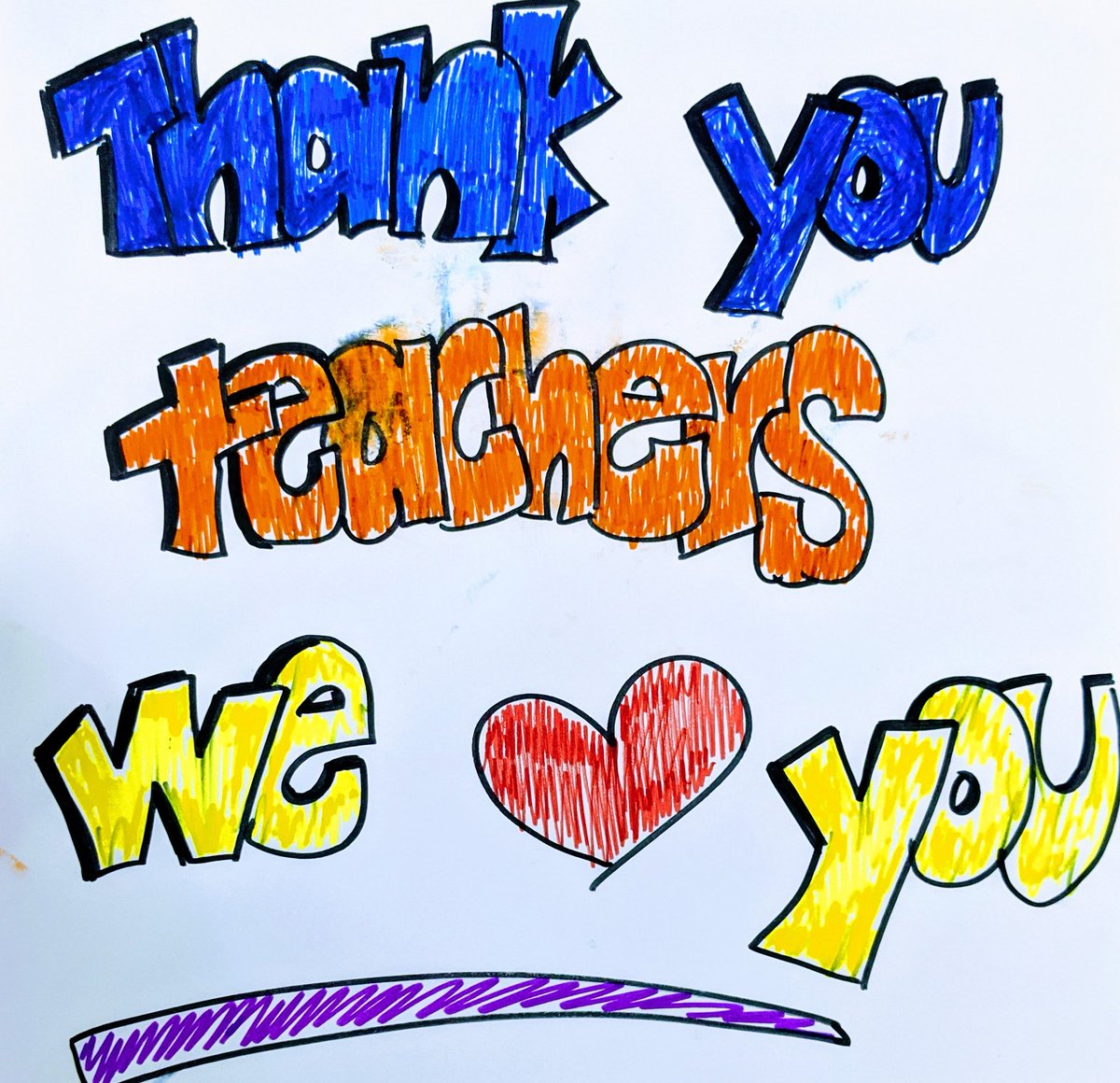 Thank you teachers!