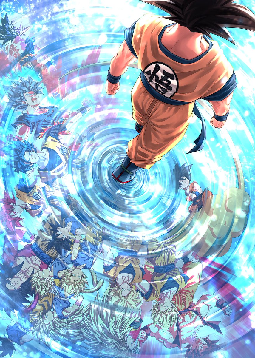 Dragon Ball: Inmortalizan toda la trayectoria de Goku en un solo instante