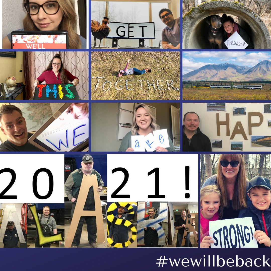 AlaskaTourJobs's tweet photo. Our Friends at HAP Alaska-Yukon Rail Division want to let you know #WEWillBeBack in 2021! https://t.co/QVcx3wcHyF