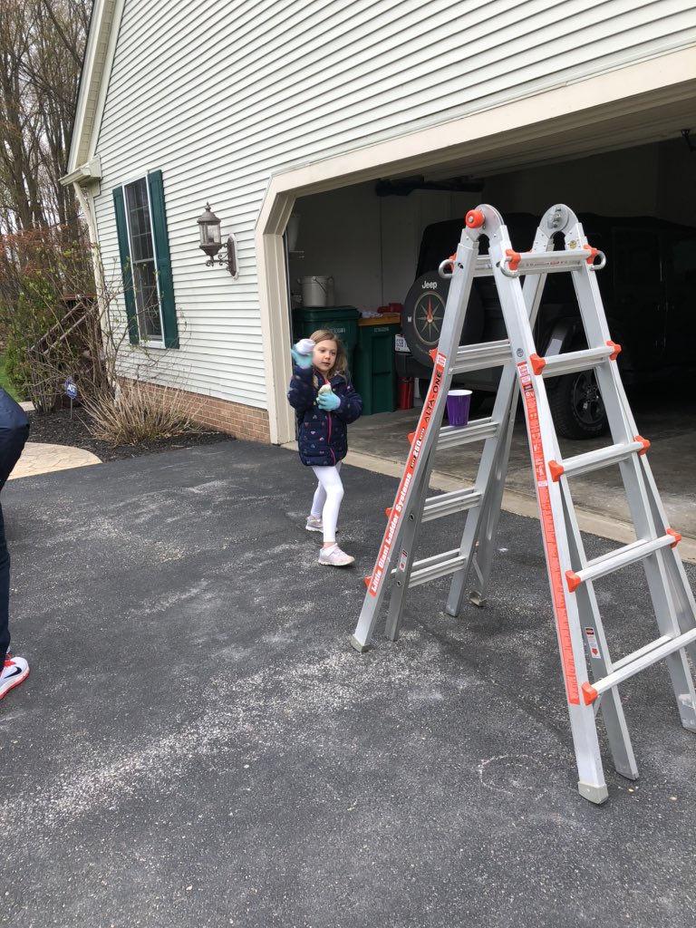 Mrspelsozy's tweet photo. Climb the ladder! Whole family fun! #tigerfd https://t.co/MmMq7p62Zs