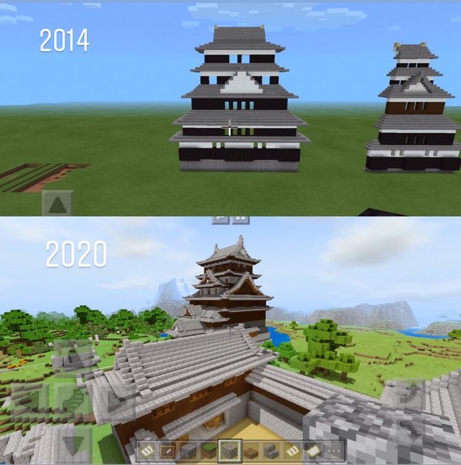 宝条みちるまもなく27歳 Minecraft 漏電中 さん がハッシュタグ 和風 をつけたツイート一覧 1 Whotwi グラフィカルtwitter分析