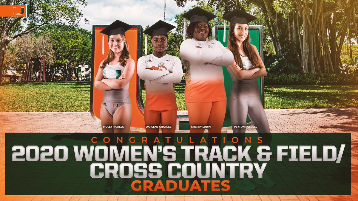 CanesTrack's tweet photo. These 8 just earned their degrees from the @univmiami! 

We’re so proud of everything you’ve accomplished! Wish we were all celebrating together, but here’s to you on your special day! https://t.co/ECTorEmqtG