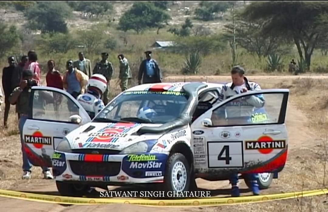 48th 2001 Sameer Safari Rally (WRC) the late Colin McRae