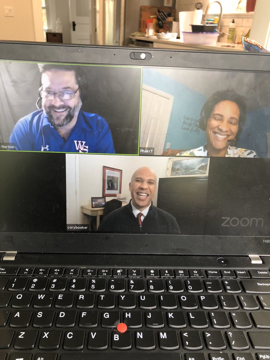 LauraMolito's tweet image. Love this morning’s #APMasterClass with Senator @CoryBooker what a treat for #APUSH students!