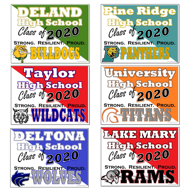 Celebrating our Class of 2020 graduates! #PositiveVibesUSA
 all over Central Florida and abroad!!!