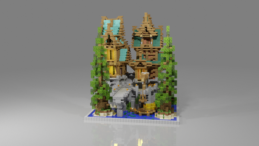 JustTim30725076's tweet photo. Here ist a small plotidea i build on @TimoliaBauteam 

render by @traizzii 

#bauen #builder #Timolia https://t.co/OWliL3hpoi