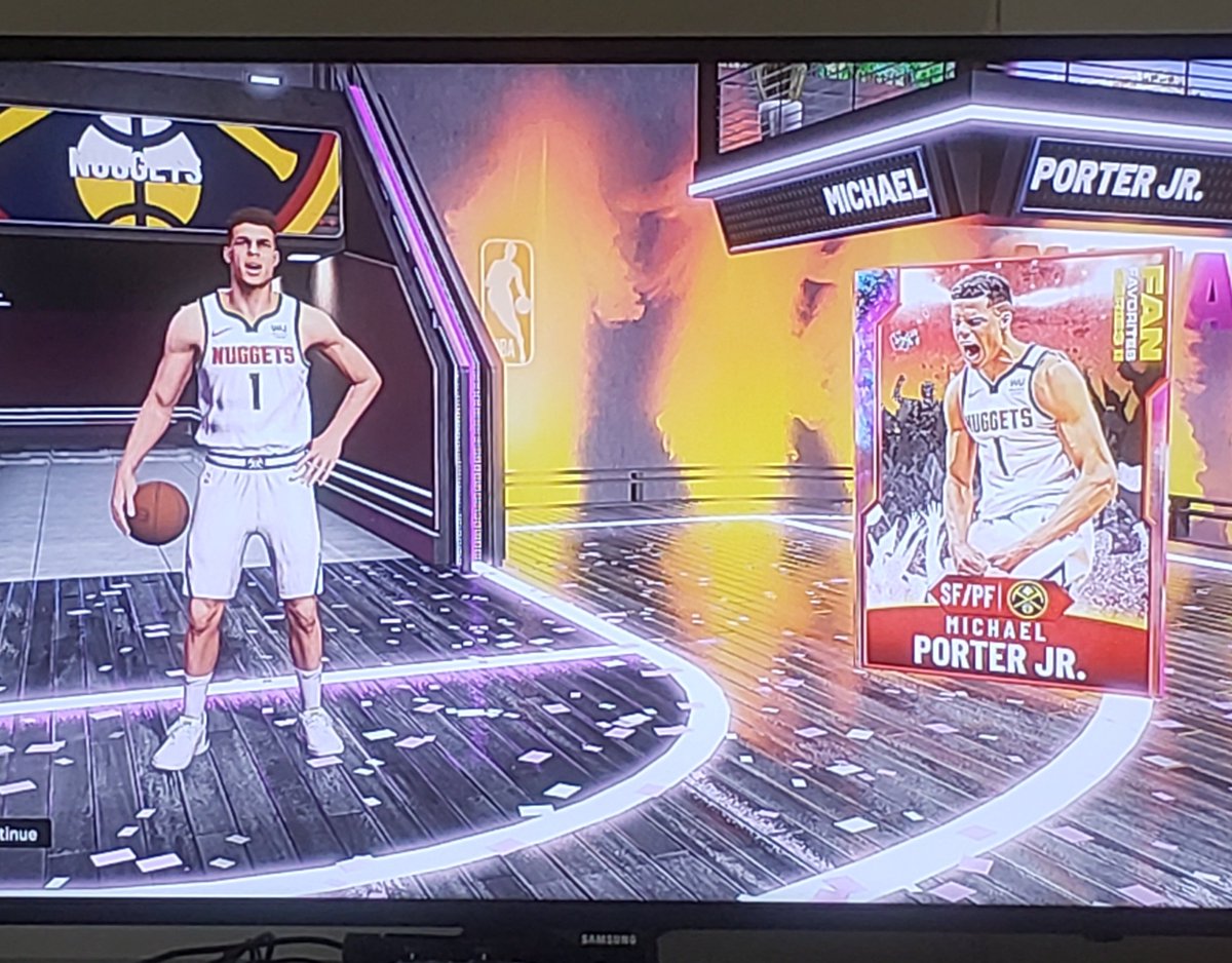 First pack 🧀🧀🧀🧀 @MPJr @Ronnie2K @NBA2K_MyTEAM @ItsShake4ndbake