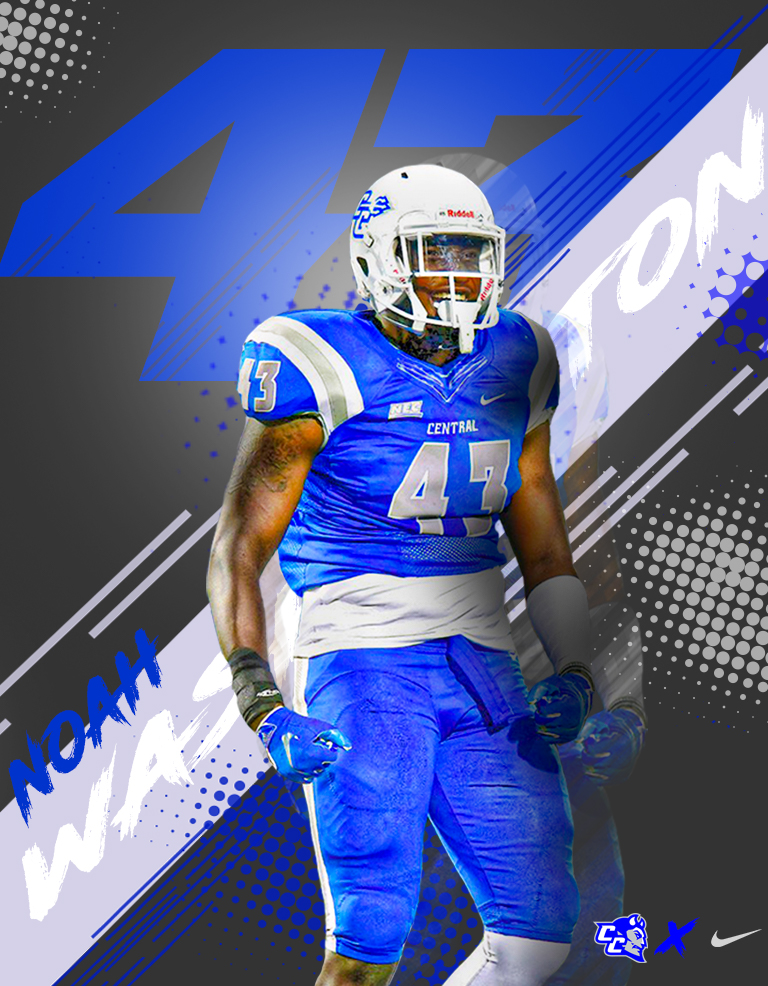 😈🔵⚪️👀

DE out of New Haven, CT, <a href="/noolimit9/">Noah Washington</a> on why he chose CCSU. 

"CCSU feels like home away from home for me, since day 1 I felt treated like family. It was close to home and I wanted to perform in front of family and friends at the best school." 

#ForksUp #Devil2R1sing