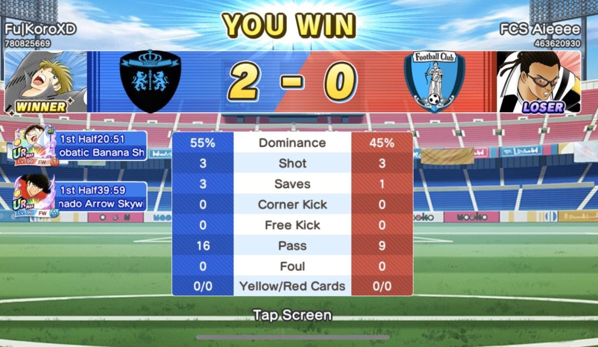 Chris_C_Bass's tweet photo. [FIELD NO ARTIST CUP3] : QUART
KoroXD obtient son billet pour la 1/2 finale pour la 2eme année consécutive dans la compétition. Cette année sera-t-elle la bonne pour lui?! A noter, le beau parcours d'Aieeee (FC Salty). 
#CaptainTsubasaDreamTeam  #CTDT #TsubasaDT #FNACup https://t.co/r61Md8hGub