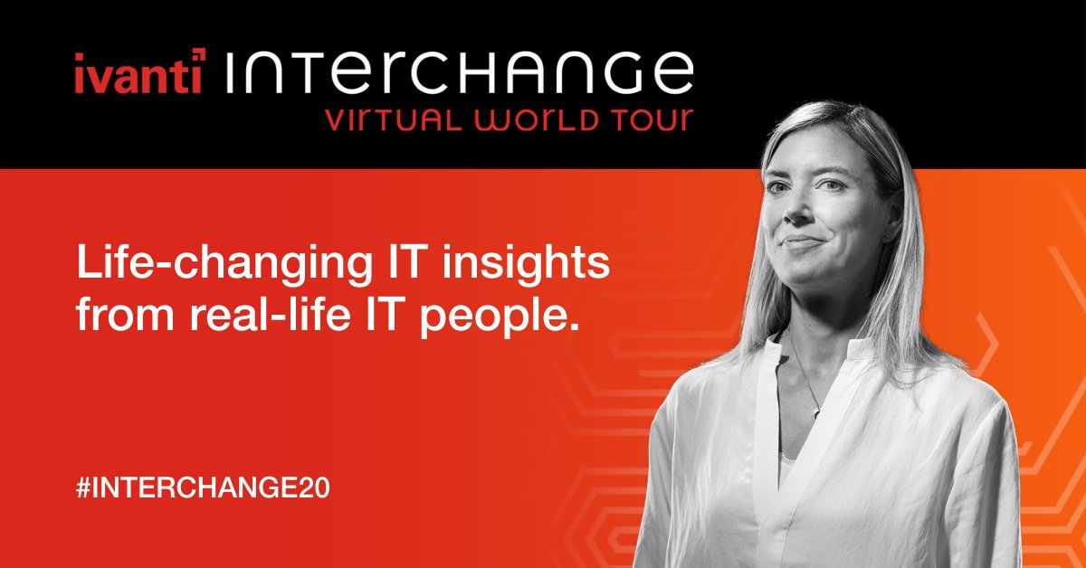 GoIvanti's tweet photo. It's about that time of year when we'd traditionally be getting ready for Interchange. But even though Vegas is canceled, our conference is not! We've gone virtual. Register now ➡️ https://t.co/n00Yz5Tk9A
#interchange20 https://t.co/mhY3WOt7r5