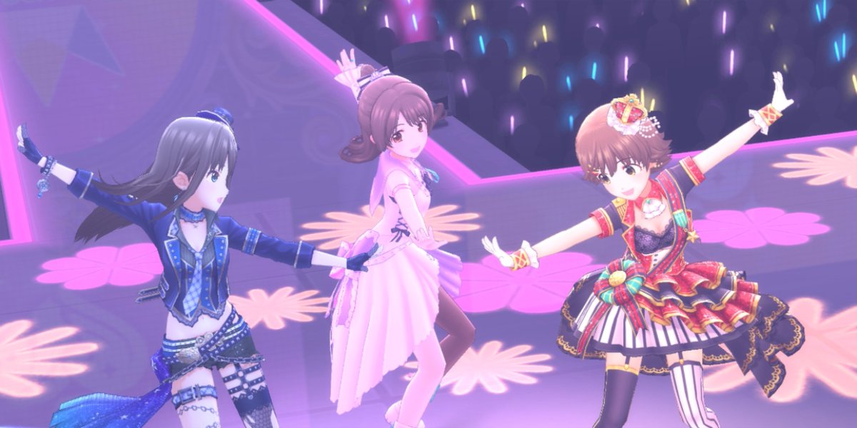 junkboy_'s tweet photo. #デレステスクショ深夜の1枚 #島村卯月 #渋谷凛 #本田未央 
#new_generations
今回の限定卯月、フェス凛・未央と合わせると良いですね。
自前でも見れる様になって嬉しい。 https://t.co/qA6gvvdJUI