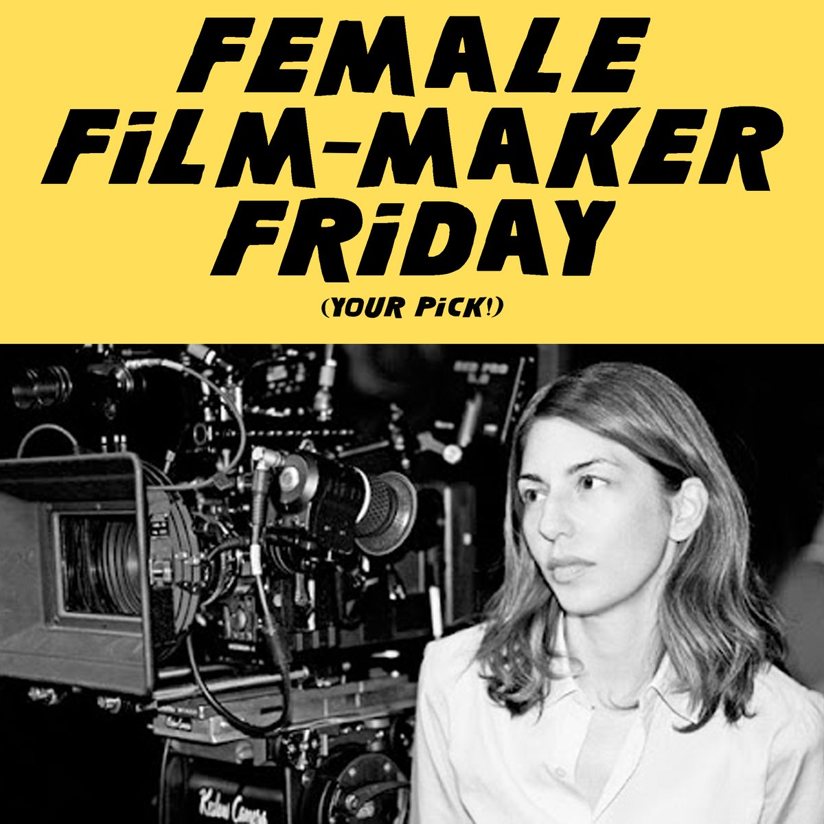 shortcutscb's tweet photo. Day 6 of our film enthusiast challenge! We've been doing #femalefilmmakerfriday for a couple of months now and we want to give you the chance to share your favorite flick(s) made by women! Use the hashtag #femalefilmmakerfriday and tag us! https://t.co/N1jC0BuRyI