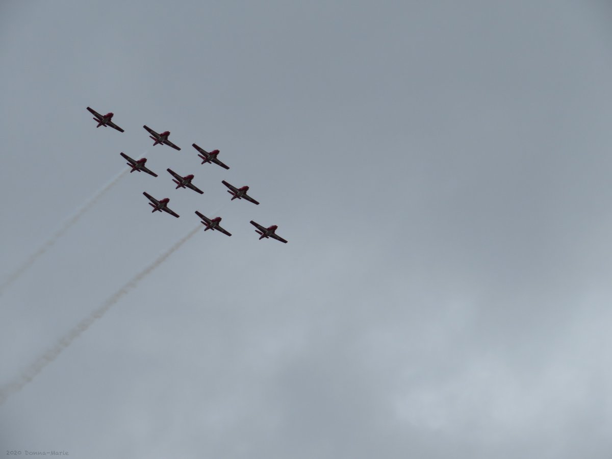 It was a bit chill this morning but worth the wait as the <a href="/CFSnowbirds/">CF Snowbirds</a> flypast went right over KNUDSEN.
Thank you!
#opinspiration #cfsnowbirds