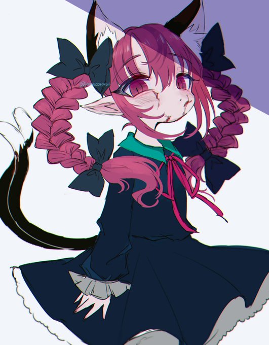 お燐ちゃん
#深夜の真剣お絵描き60分一本勝負 