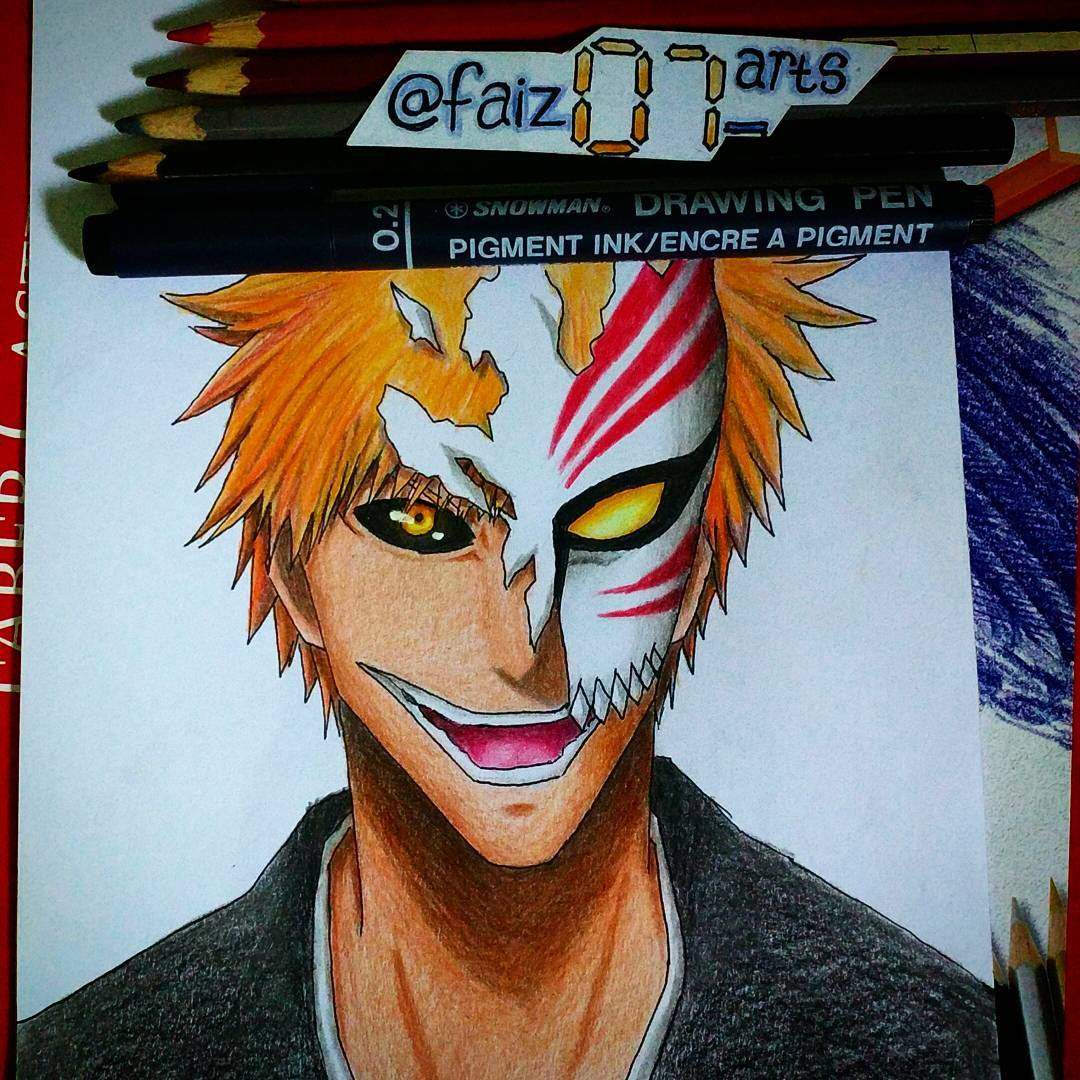 Speed Drawing Manga - Ichigo Kurosaki of Bleach 