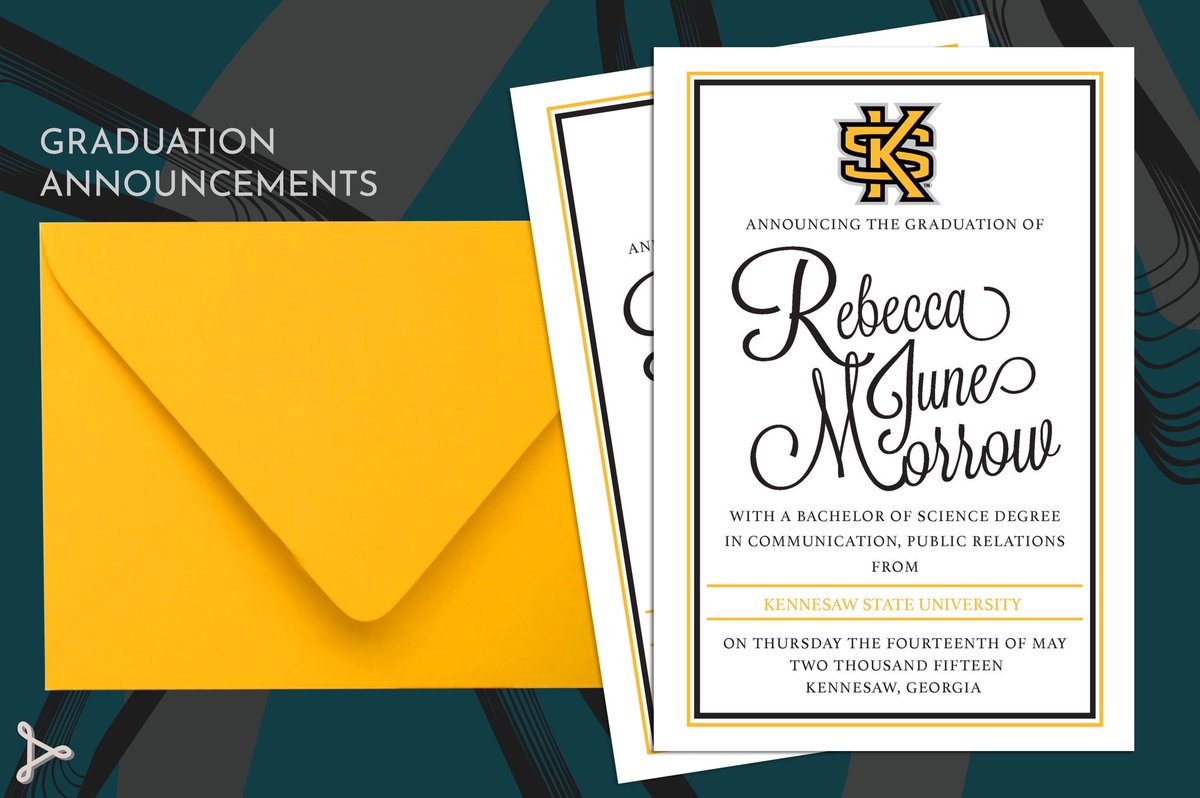 RJmanifests's tweet photo. We 💛 graduation! Celebrate your hard work with a personalized announcement ✨ details below 👇 https://t.co/rXlYBGBaTr