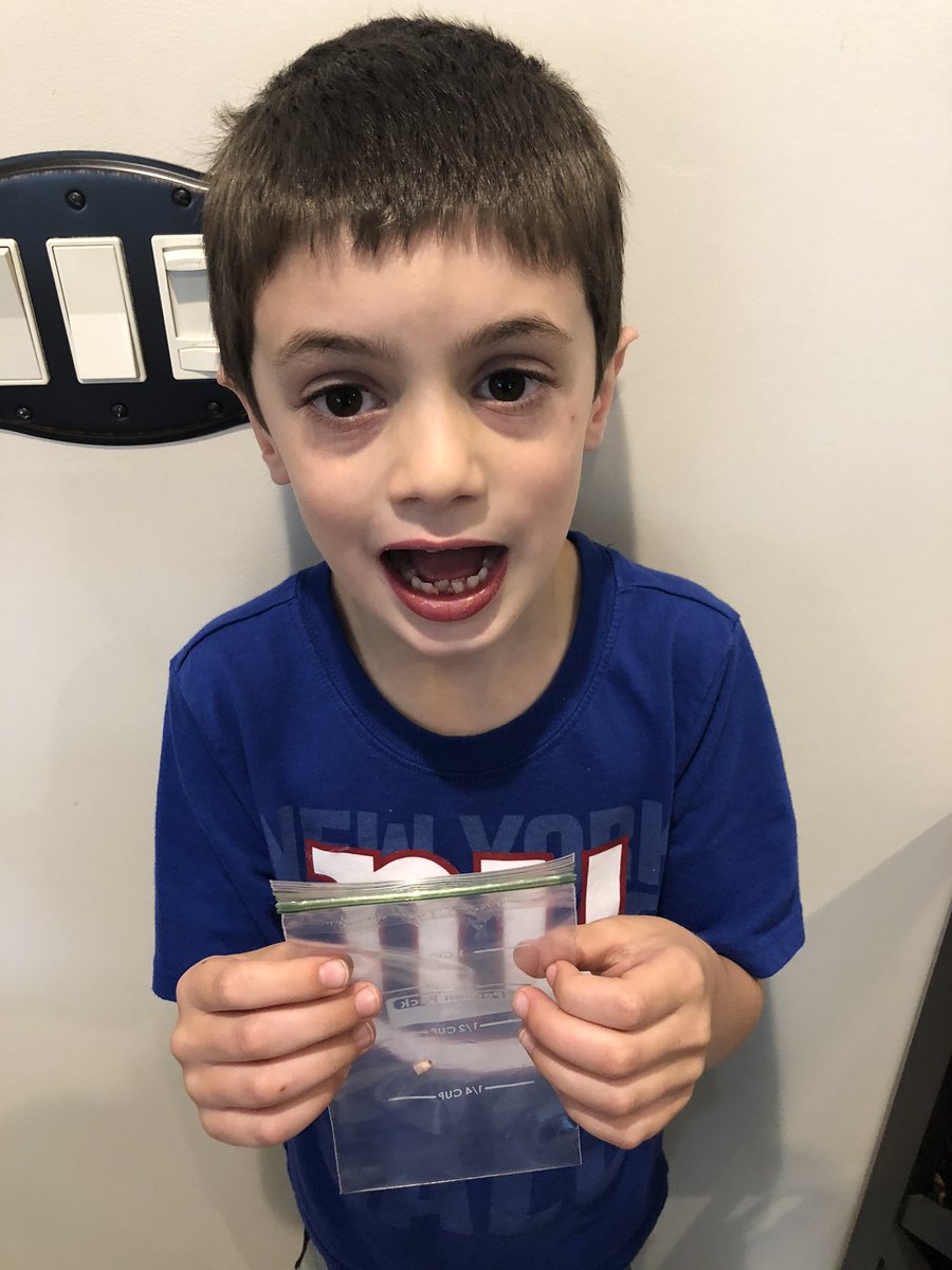 LCangiano5's tweet photo. Tyler just lost his first tooth and he said he’s going to put Flat Mrs. Leipow & Flat Mrs. Glass under his pillow tonight so they can see the tooth fairy! 🦷 #firsttoothgone #newonealreadycamein @Mrs_GlassKinder @ARKknights1 https://t.co/MpyLfwGa9B