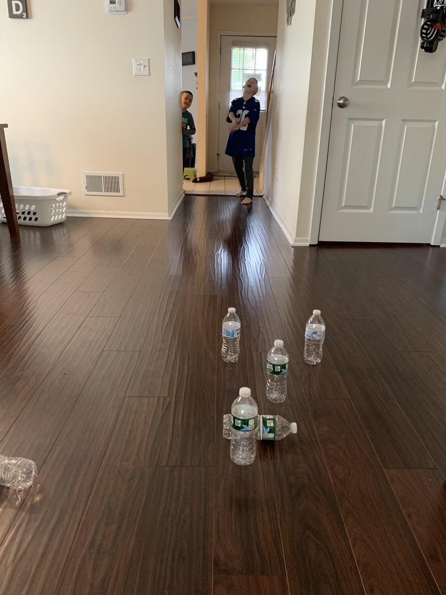 Shar051's tweet photo. The Jensen boys enjoying virtual field day! https://t.co/NsfPUqBpA0