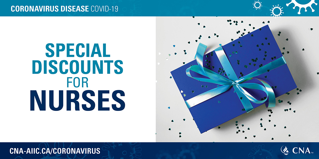 Thank you for being selfless heroes, risking your own lives to contribute to the collective healing of Canada during the COVID-19 pandemic. 

See a list of special discounts being offered to health-care workers:

cna-aiic.ca/en/coronavirus…

#ThankYouNurses 
#YearoftheNurseandMidwife
