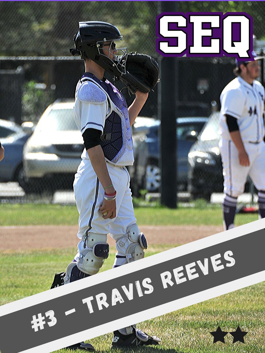 C/UTIL Travis Reeves <a href="/treeves38/">Travis Reeves</a> - 2 years varsity. - Emotional heartbeat of the roster. Career .438 BA - 4 hits, 6 RBI in 2020 opening day win over Jefferson. Bound for University of Oregon in the Fall #SEQ #Reevesissuperman