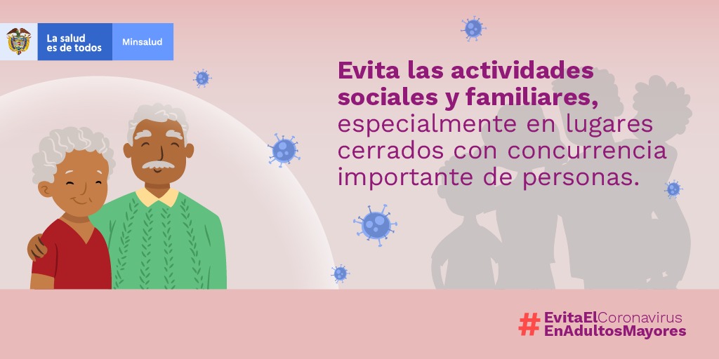 MinSaludCol's tweet photo. En el #DíaDeLaMadre, cumple las medidas de aislamiento preventivo y no salgas a visitar familiares o amigos a sus casas. Toma decisiones inteligentes, que te protejan a ti y nos cuiden a todos. #EvitaElCoronavirus. https://t.co/cumHsWu5i7