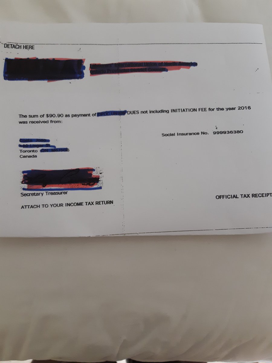 3 of 10 The individual is taken to a union office and given a union card complete with SIN number. The SIN number is simply made up on the spot.