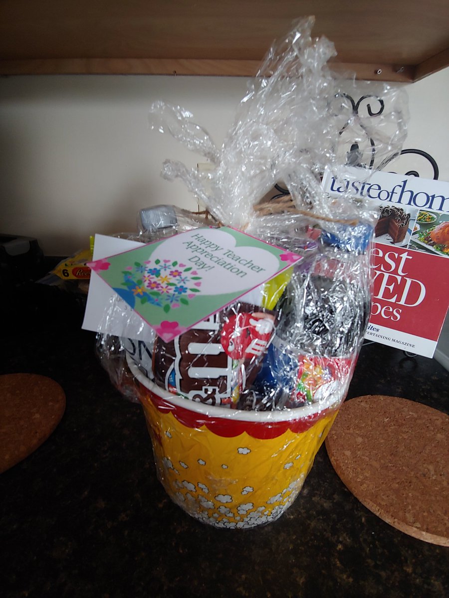 I work at the best school ever with the best people ever.  Thank you Matt and Todd for the Teacher Appreciation gift. Thank you Mary and Joyce for the gift as well but more importantly for hand delivering the gift!  <a href="/EMHSMustangs/">Eastern Montgomery High School</a>