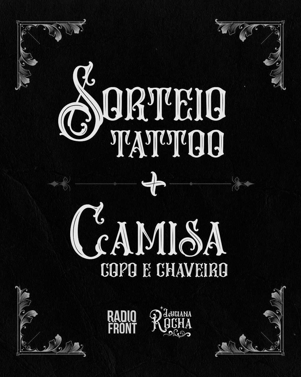 Quer concorrer a uma Tatuagem da <a href="/lucianatattoo/">luciana souza</a> , Camisa Candlehope, Copo e Chaveiro da Radio Front? 🔥
faça as etapas de inscrição e espera que dia 24 sortearemos na em uma live o ganhador!!

Mais detalhes no link

bit.ly/2WFke5q
