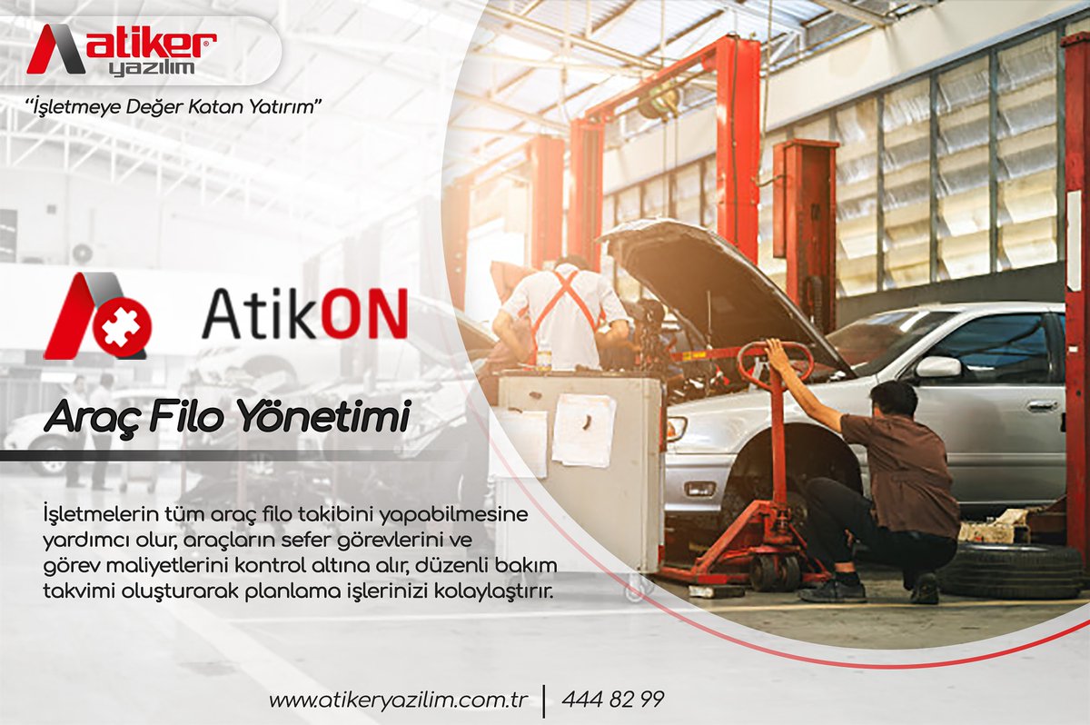 AtikerYazilim's tweet photo. Atikon Araç Filo Yönetimi
#atikeryazılım #atikon #aracfiloyönetimi https://t.co/vqaShhA58b