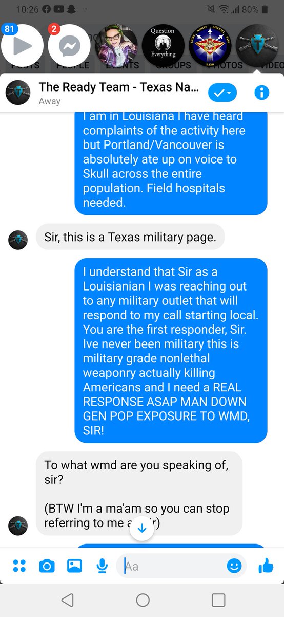 BrotherDank's tweet photo. ...---...
@ReadyTeam @TexasGuard #SOSSOSSOS #SOS #WMD #V2K on Gen Pop. #ateuponvoicetoskull #8uponv2k #FIELDHOSPITALS NEEDED #MANDOWN #PDX METRO #VANWA #NATIONALEMERGENCY #DOMESTICTERROR #HOMELANDTERROR #HOMETOWNTERROR
#FRIENDLYFIRE #FIDEL #LOVESINGULARITY SEND THE @NationalGuard https://t.co/OPiycLUr6G