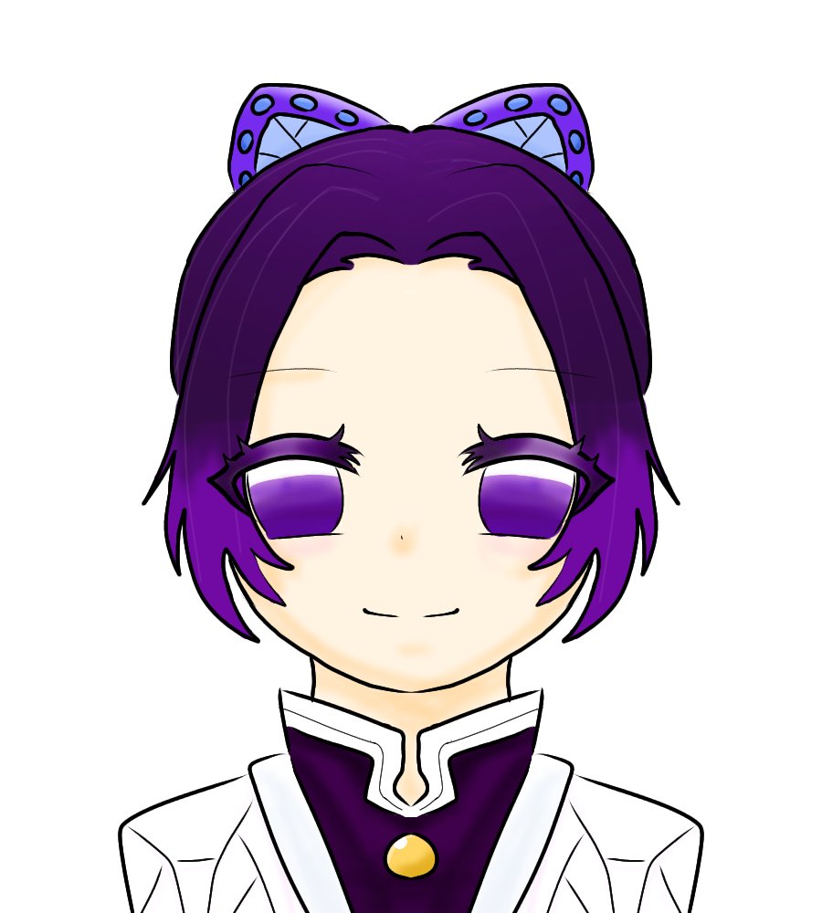 ひつじのもこぴ オリジナルのしのぶちゃん もっと練習しないと 胡蝶しのぶ 鬼滅の刃 鬼滅の刃イラスト イラスト イラスト練習 フォロバ100