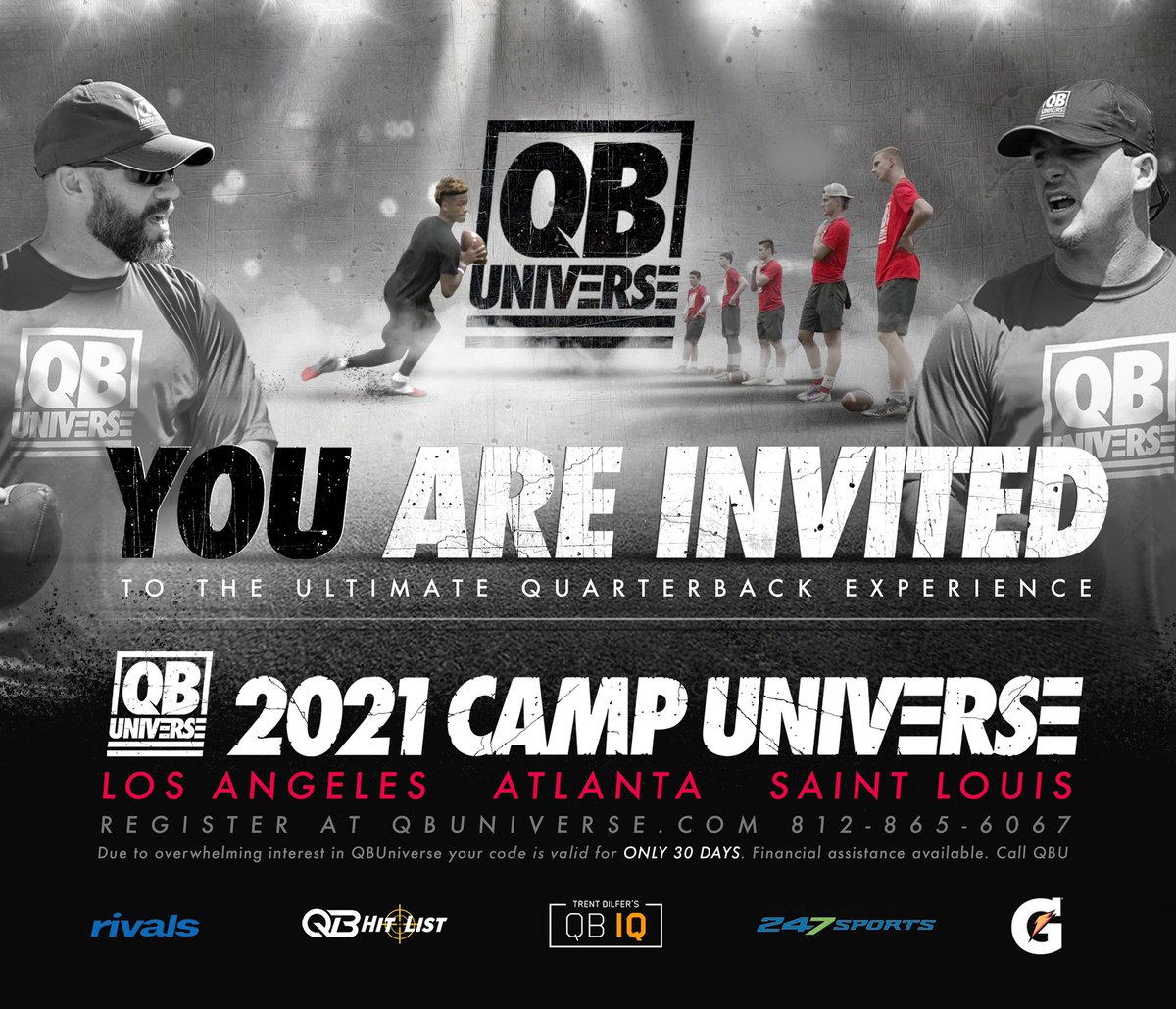 Extremely honored to be selected to compete at the 2021 @QBUniverseCamp. Wouldn’t be possible without my awesome coaches <a href="/baylintrujillo/">Baylin Trujillo</a> and Andre Williams <a href="/CoreSportsPer/">Core Sports Performance</a>. <a href="/PlayBookAthlete/">PLAYBOOK ATHLETE</a> <a href="/dphsfootball/">Dr. Phillips</a> @DPpanthersPW <a href="/QBHitList/">QBHitList.com</a> <a href="/QBIQsystem/">QBIQ™️</a> <a href="/247recruiting/">247Sports Recruiting</a> <a href="/247Sports/">247Sports</a>