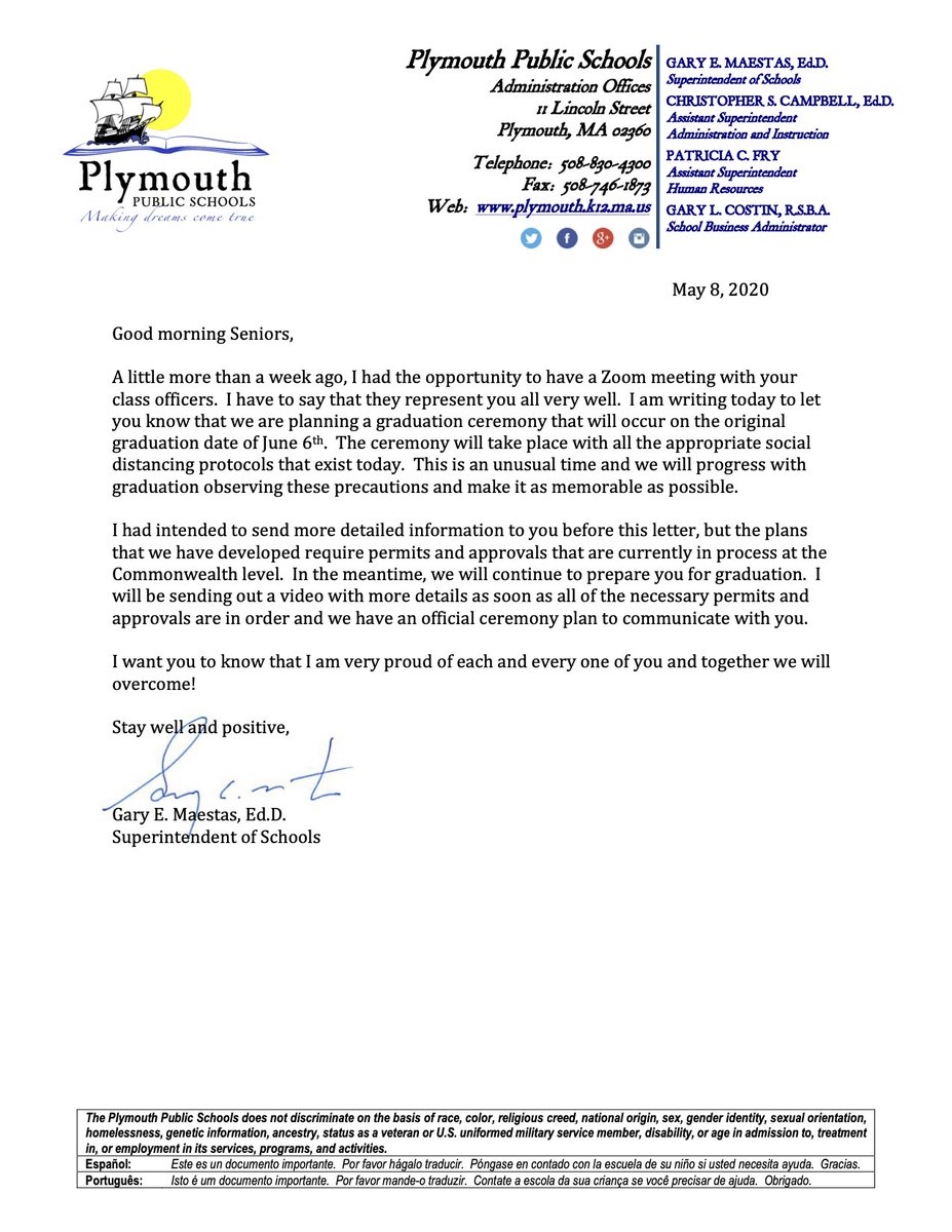 Plymouth Public Schools tweet media