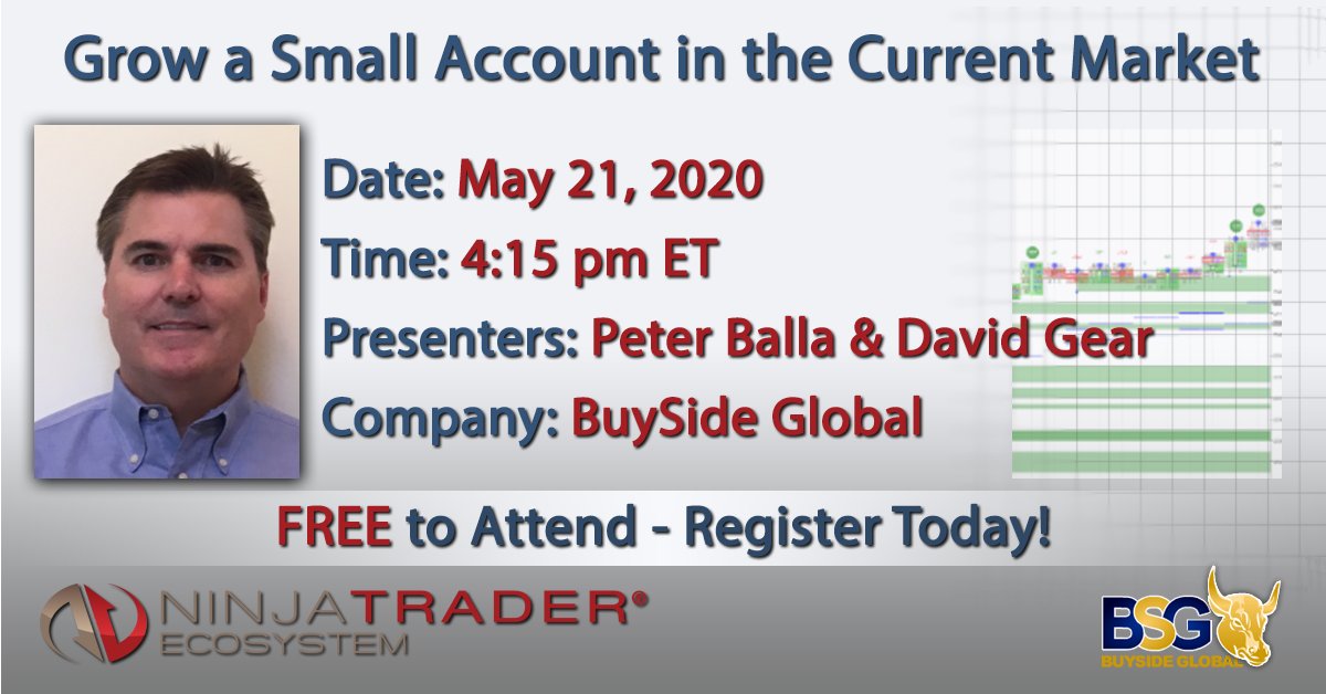 NTEcosystem's tweet photo. Thursday, May 21st, don't miss Peter Balla &amp; David Gear of BuySide Global as they demonstrate advanced tools to help struggling traders grow their accounts! #OrderFlow #TechnicalAnalysis #TradingSoftware @BuySideGlobal 

Free to attend, register here: https://t.co/t6EKCddXMl https://t.co/WICMgG9Riw