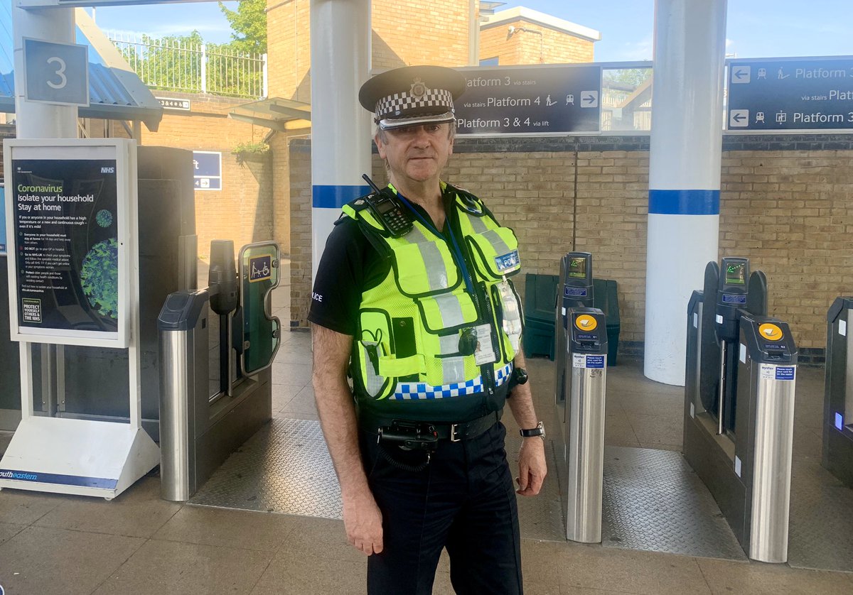 BTPCasey's tweet photo. Officers are on patrol across the rail network this Bank Holiday Weekend! 
If you need us, remember you can always text us on 61016. 
#VEDay2020 
(1483) https://t.co/TktEfUbonh