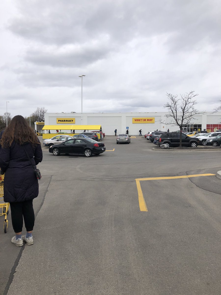 natashabood's tweet photo. They should let single parents with kids not quite old enough to be left at home alone, but weighing the pros and cons of having them stand with them during a pandemic...skip the line. @nofrillsCA @LoblawsON https://t.co/BkIL7yvs2V