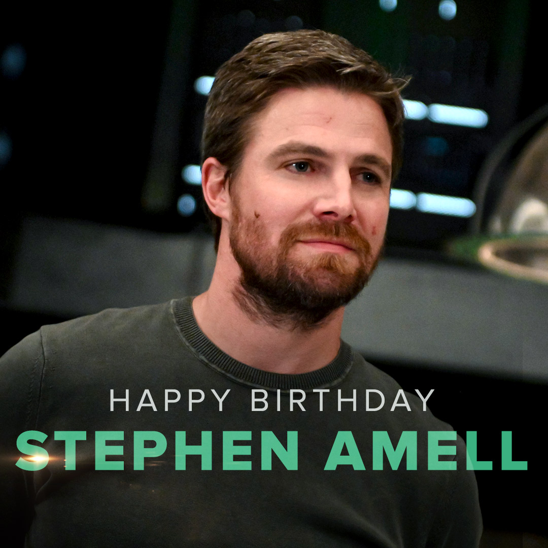 The Arrowverse isn\t the same with you. Happy Birthday, Stephen Amell! 