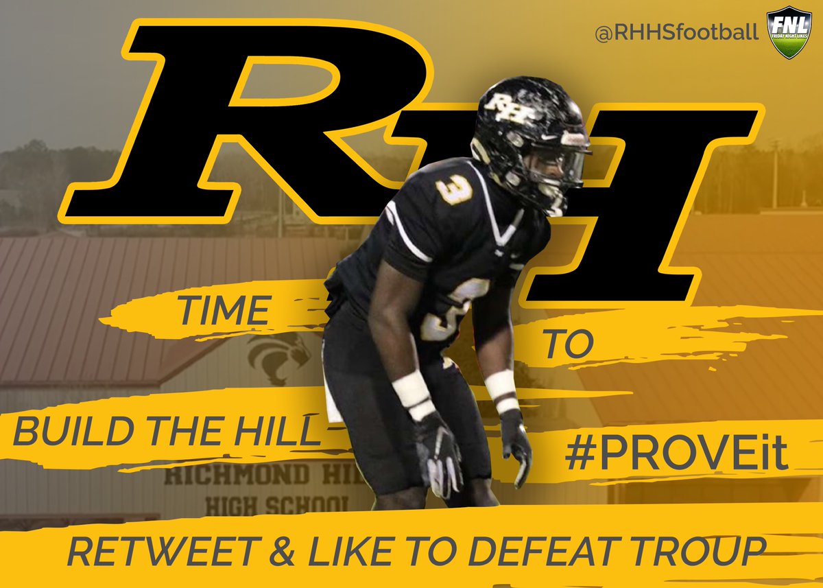 Here is your Scoring tweet! Help us against @TigerTempo by retweeting and liking! 2 points for a retweet and 1 for a like! Let's show that WILDCAT PRIDE! #BTH #PROVEit #FridayNightLikes
