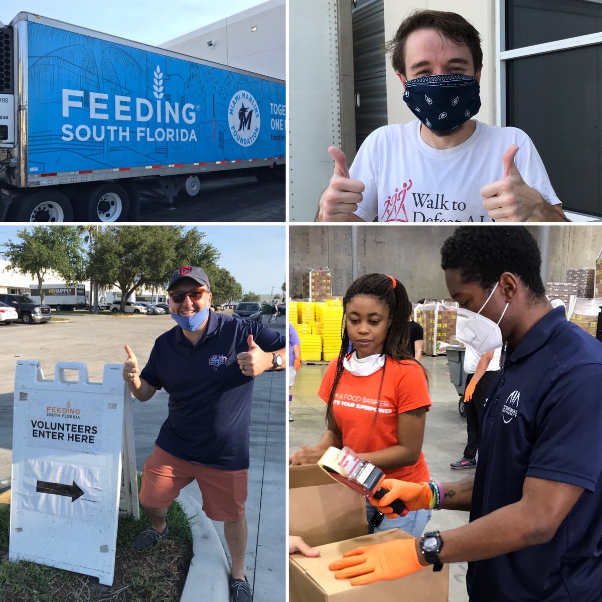 stu_cce's tweet photo. Back at it this ☀️ for #SafeServiceFridays !  
Bobcats 🐾 from @STU_Athletics , @ethicalleaders2 &amp; @StThomasLaw (w/ 1 adopted 🐊😁) pitched in to prepare meals that will support local seniors.  Feelin’ good getting #ThroughThisTogether in service &amp; community!  #STUProud https://t.co/XtMMfUnjiZ
