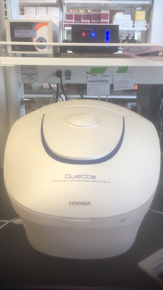 KFW_Lab's tweet photo. 2 in 1 Fluorescence and Absorbance by @HScientific. Can’t wait to see what this thing can do. Mitochondrial Diagnostics 2.0 🤙🏼 #mitochondria, #Duetta https://t.co/KyRzBIabCP