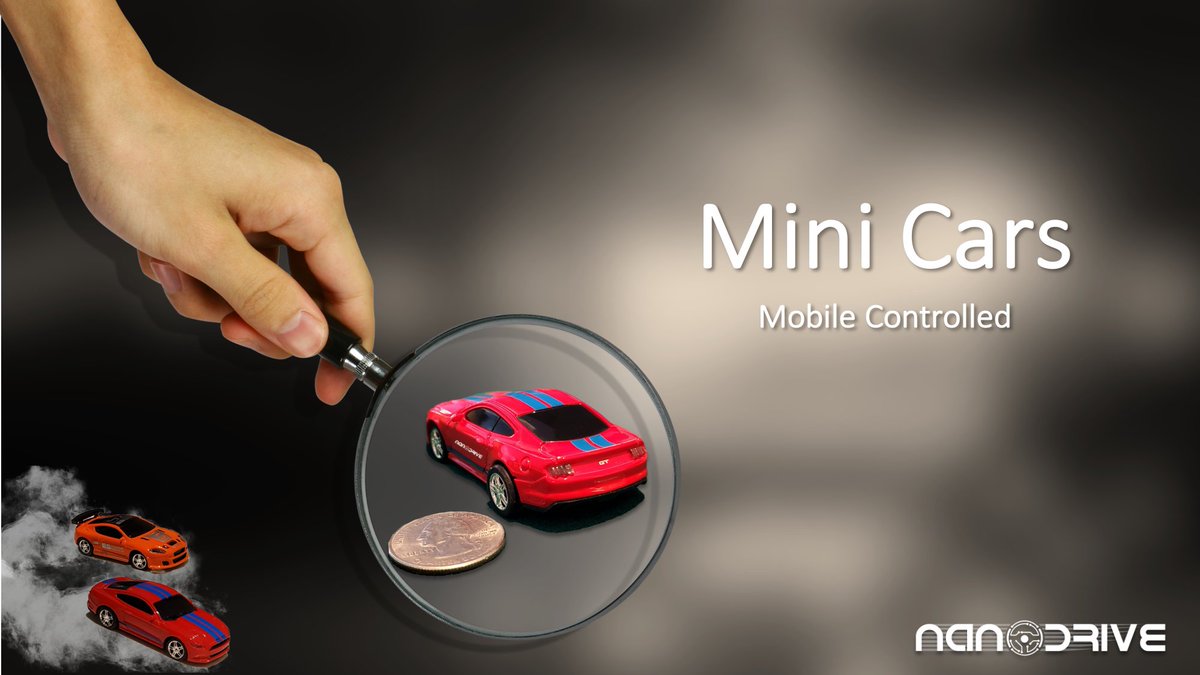 Nanodrive1's tweet photo. NanoCars - Tiny cars controlled by phone.

#rccars #racingcar #nanodrive #mobilecontrolled #tinycars #rc #minicar #smarttoys #rc #rcdrift #cargame #racecar https://t.co/P6wS8uF8mD