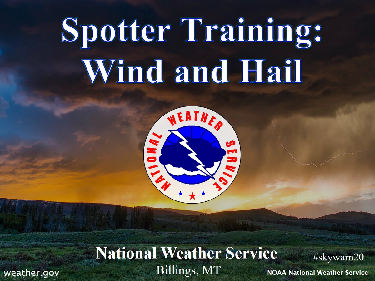 NWSBillings's tweet photo. Here's a quick refresher on wind and hail before going into our #AskAMeteorologist in a couple hours, taken from our spotter training video series! #mtwx #wywx #QandA

https://t.co/chICbBYFmq https://t.co/VlOPnjkj5n