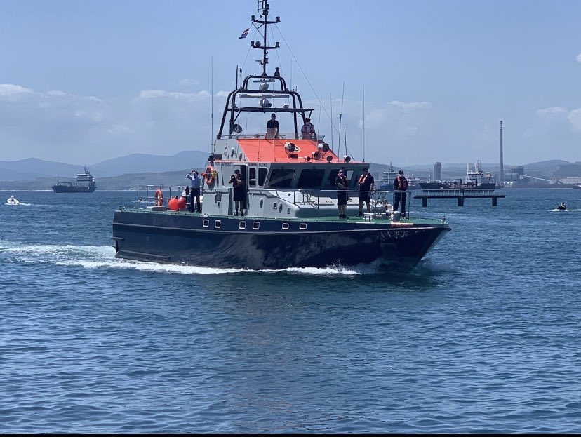 FabianPicardo's tweet photo. Excellent team work between #GibraltarPortAuthority, @RGPolice, @Convent_Gib, @UKinMorocco & @GibraltarGov #CivilContingencies. Brilliant work guys! A job well done! Thank you also to the #MCA's Ali Douissi for his assistance. https://t.co/nTJlBFsNwQ