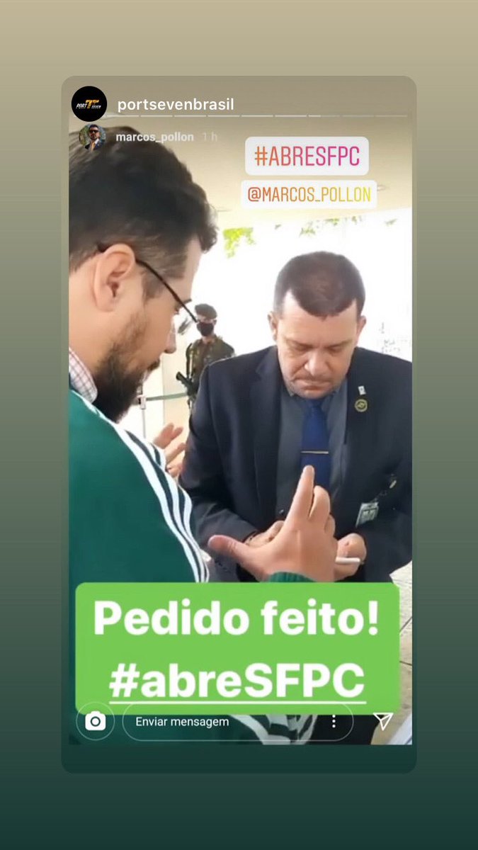 PollonMarcos's tweet photo. #abreSFPC obrigado @jairbolsonaro @BolsonaroSP @CarlosBolsonaro @FlavioBolsonaro https://t.co/OsJRn5JXBV