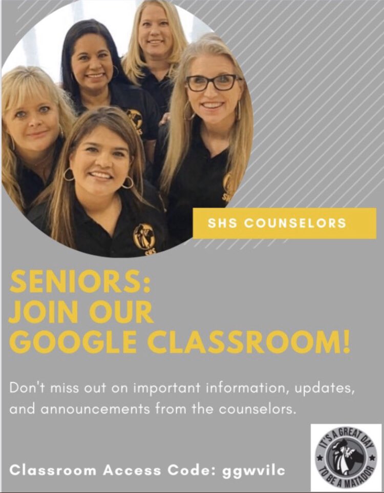 Seniors! Stay connected! 🎓<a href="/SeguinHSTx/">Seguin High School</a>