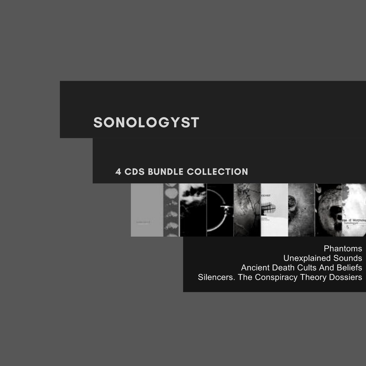 Sonologyst's tweet image. #SONOLOGYST
4 Cds bundle collection available via Bandcamp (poster included).
sonologyst.bandcamp.com/album/bundle-c…
# Unexplained Sounds (New Edition)
# Ancient Death Cults And Beliefs
# Phantoms
# Silencers - The Conspiracy Theory Dossiers