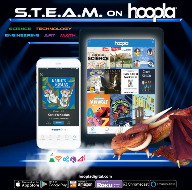 HernandoLibrary's tweet image. Need a library card to access STEAM-related contents like comics, music, ebooks and movies? Stop by your closest library branch or find us in the coming weeks at the @HernandoSchools meal drive-thrus (school locations only.) Happy streaming!

#RethinkLibraries