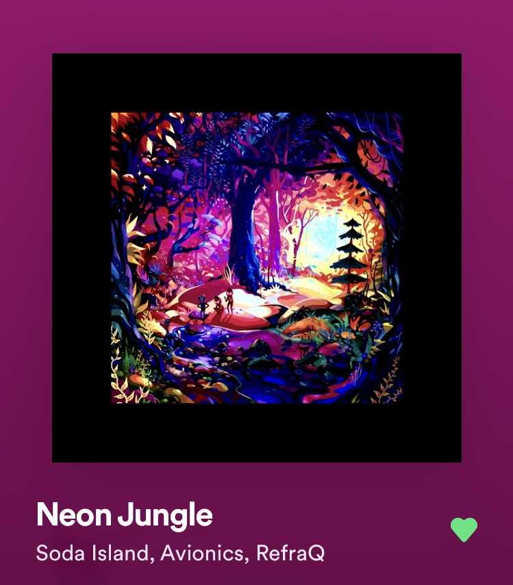 EOdysseys's tweet photo. Add a little sunshine to your day with this Weekly Spotlight: "Neon Jungle" by @sodaisland @refraqmusiq &amp; @avionicsmusic is a wonderful dose of happy for your day. Go give it a listen over at no.6 on the #ElectronicOdysseys #playlist on #Spotify today. 😎🌴 #music #electronic https://t.co/XIy2UeVTcb