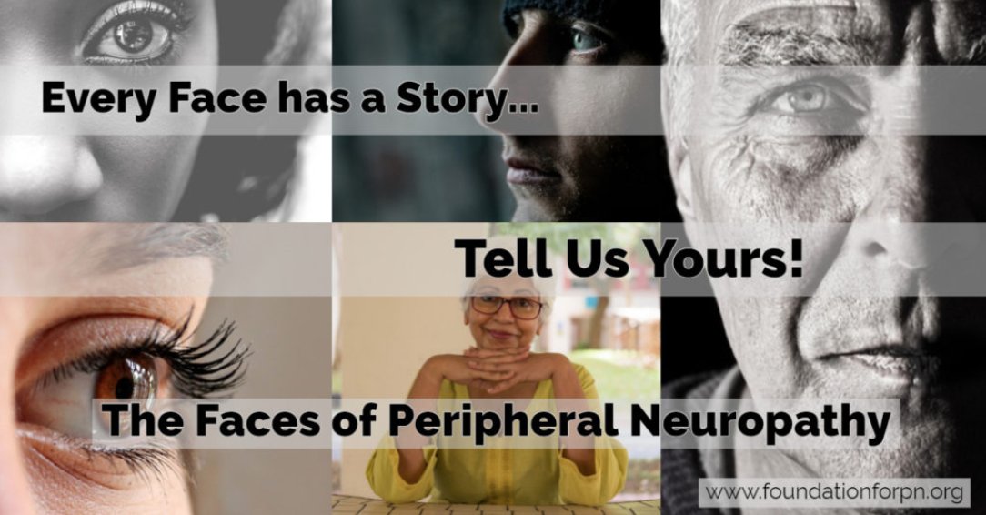 Are you one of the millions of people that are affected by Peripheral Neuropathy? Share your story. Click this Foundation for Peripheral Neuropathy link so others can hear your story and learn how they can help: ow.ly/dhV950zATLs #peripheralneuropathyawareness