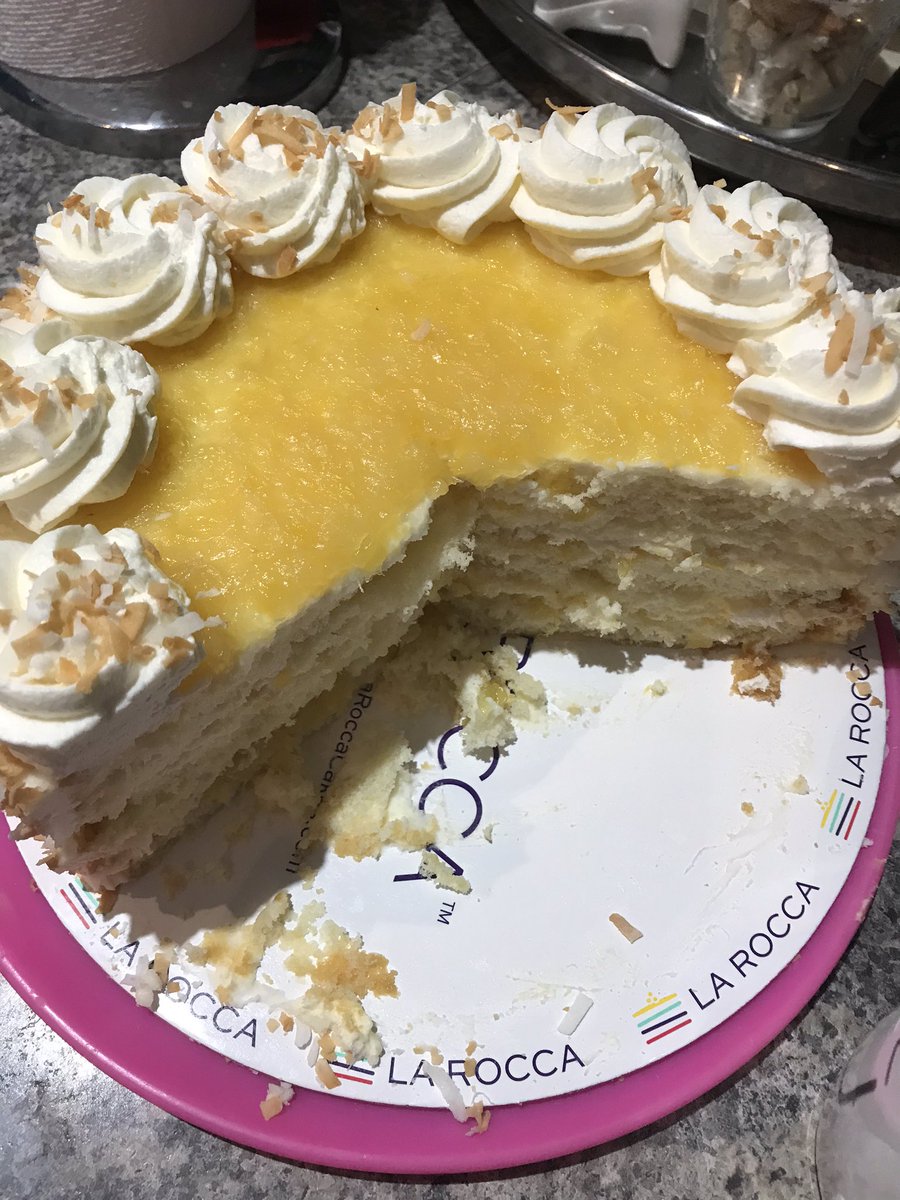 Elley_Ray's tweet photo. Let there be CAKE!!!! Pina Colada is a vegetable right?! #staysafe #sweetrules 💗 https://t.co/vae3N332Nu